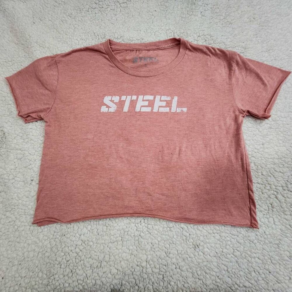 Steel supplements crop top pink Size S